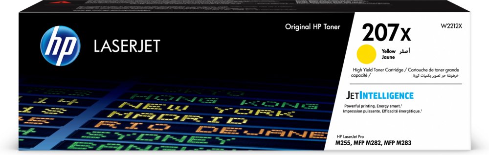 HP 207X | Originele High-Capacity Gele LaserJet Tonercartridge - Matmuis