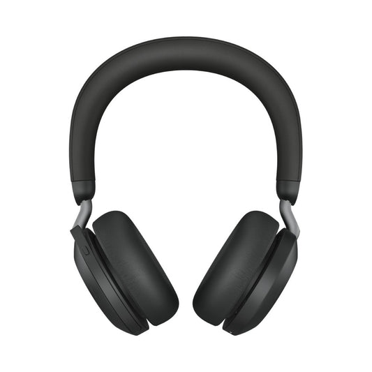Jabra Evolve2 75 | Draadloze Headset USB-C Adapter | MS Teams | Zwart - Matmuis - Matmuis