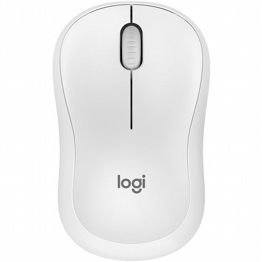 Logitech M240 | Draadloze Bluetooth Muis | Ambidextrous | Compact Reisformaat | Wit - Matmuis