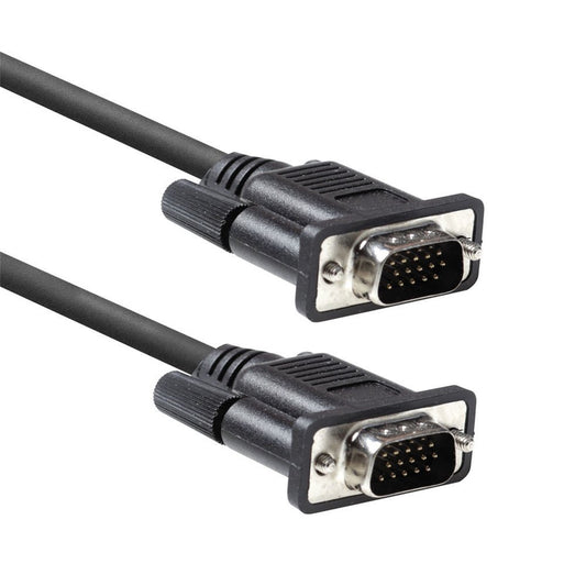 ACT AC3510 | 1,8 m VGA (D-Sub) Kabel | Zwart - Matmuis - Matmuis