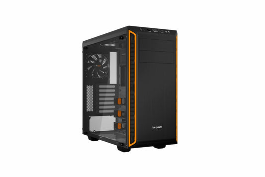 be quiet! Pure Base 600 Window | Midi Tower Case | Zwart/Oranje - Matmuis