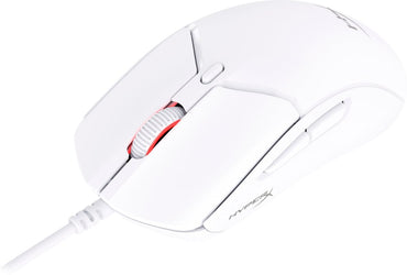 HyperX Pulsefire Haste 2 | Bedrade Gaming Muis | Rechtshandig | USB-A | 26000 DPI | Wit - Matmuis - Matmuis