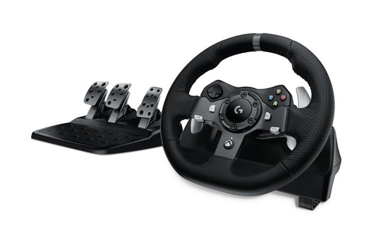 Logitech G920 Driving Force | Racestuur en pedalen | Force Feedback | 900° rotatie | USB 2.0 | Compatibel met Xbox Series X|S, Xbox One en PC | Zwart - Matmuis - Matmuis