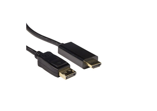 ACT AK3992 | DisplayPort naar HDMI Kabel | 5 m | Zwart - Matmuis