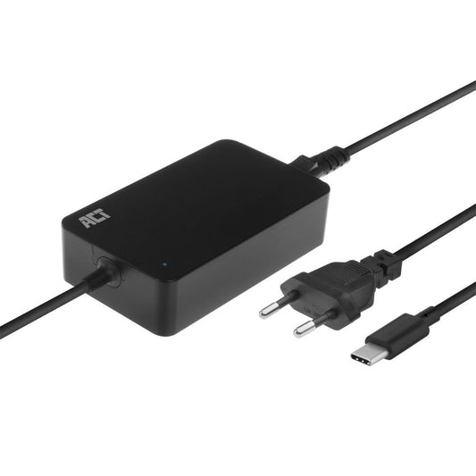 ACT AC2005 | Universele USB-C Notebook Lader | 65 Watt PDP | 2,75 Meter - Matmuis - Matmuis