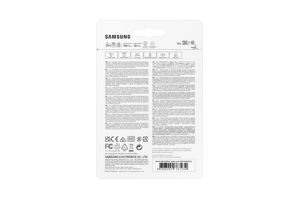 Samsung EVO Plus | MicroSDHC | 32GB | Class 10 | UHS-I U1 - Matmuis - Matmuis