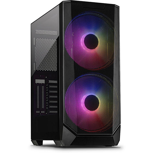 Inter-Tech IT-3503 Airstream RGB | Tower Case | Zwart - Matmuis
