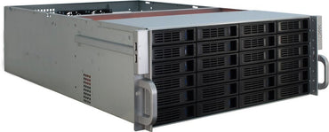 Inter-Tech 4U-4424 | Server Rack Case | Zwart/Zilver - Matmuis