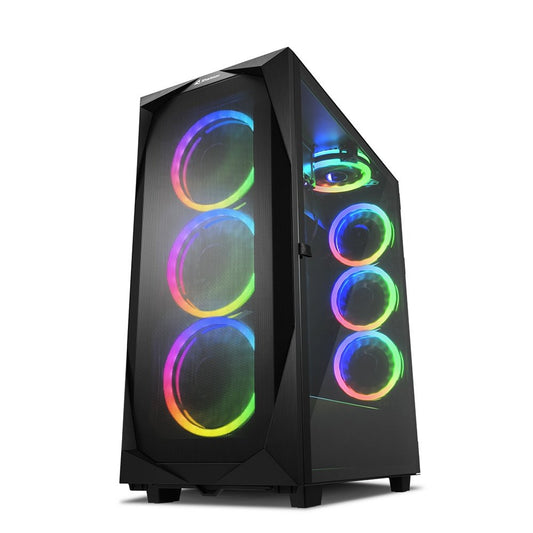 Sharkoon REV300 RGB | Tower Case | Zwart - Matmuis