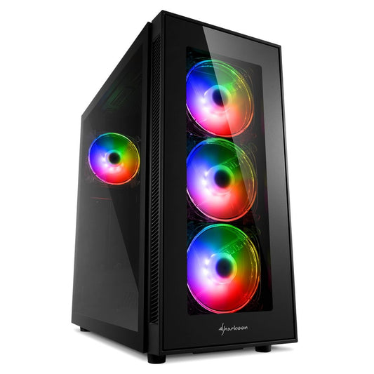Sharkoon TG5 Pro RGB | Midi Tower Case | Zwart - Matmuis