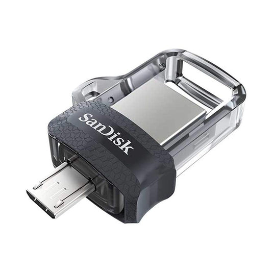 Hama 173385 | 64GB USB Flash Drive | USB Type-A / Micro-USB | Zwart, Transparant - Matmuis