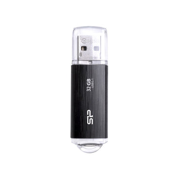 Silicon Power Blaze B02 | 32GB USB-A 3.2 Flash Drive | Zwart - Matmuis