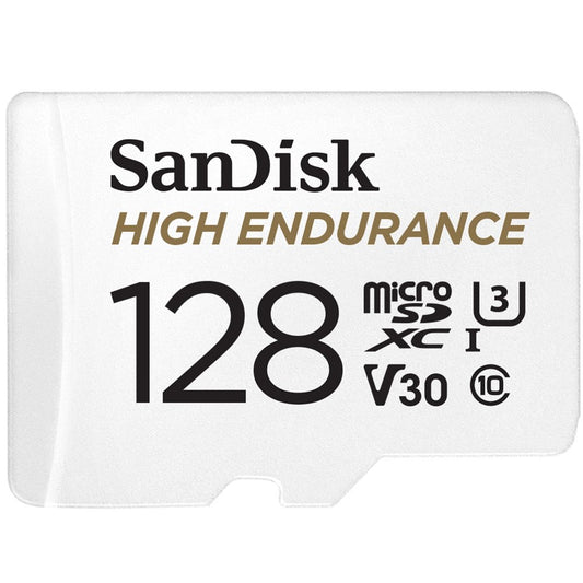 SanDisk High Endurance | MicroSDXC | 128GB | Class 10 | UHS-I U3 - Matmuis