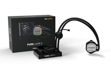 be quiet! PURE LOOP 2 120mm | All-in-One CPU Waterkoeler | Zwart - Matmuis - Matmuis