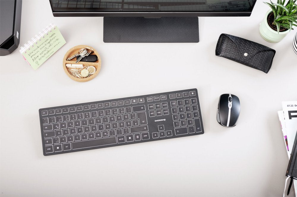 Cherry KW 9100 Slim | Draadloos Toetsenbord | QWERTY - Matmuis - Matmuis