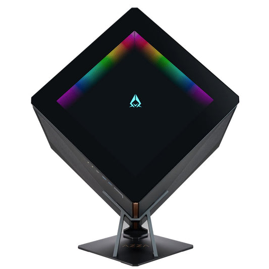 Azza Regis Cube Case | Zwart, Goud, Grijs