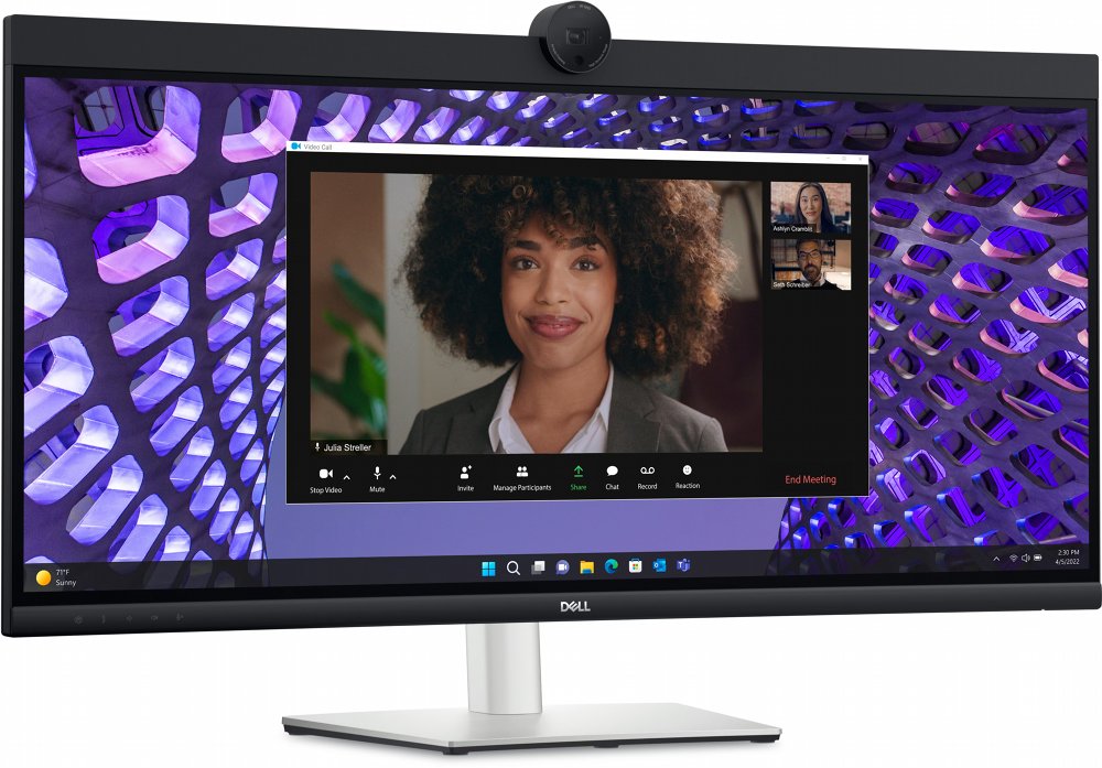 Dell P3424WEB | 34,1" WQHD IPS Curved Monitor (3440x1440) | USB-C | Webcam | Zwart