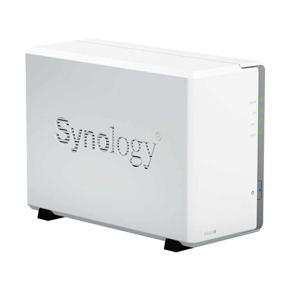 Synology DiskStation DS223j NAS | 2 Drive Bays | 1x Gigabit Ethernet | Wit - Matmuis - Matmuis