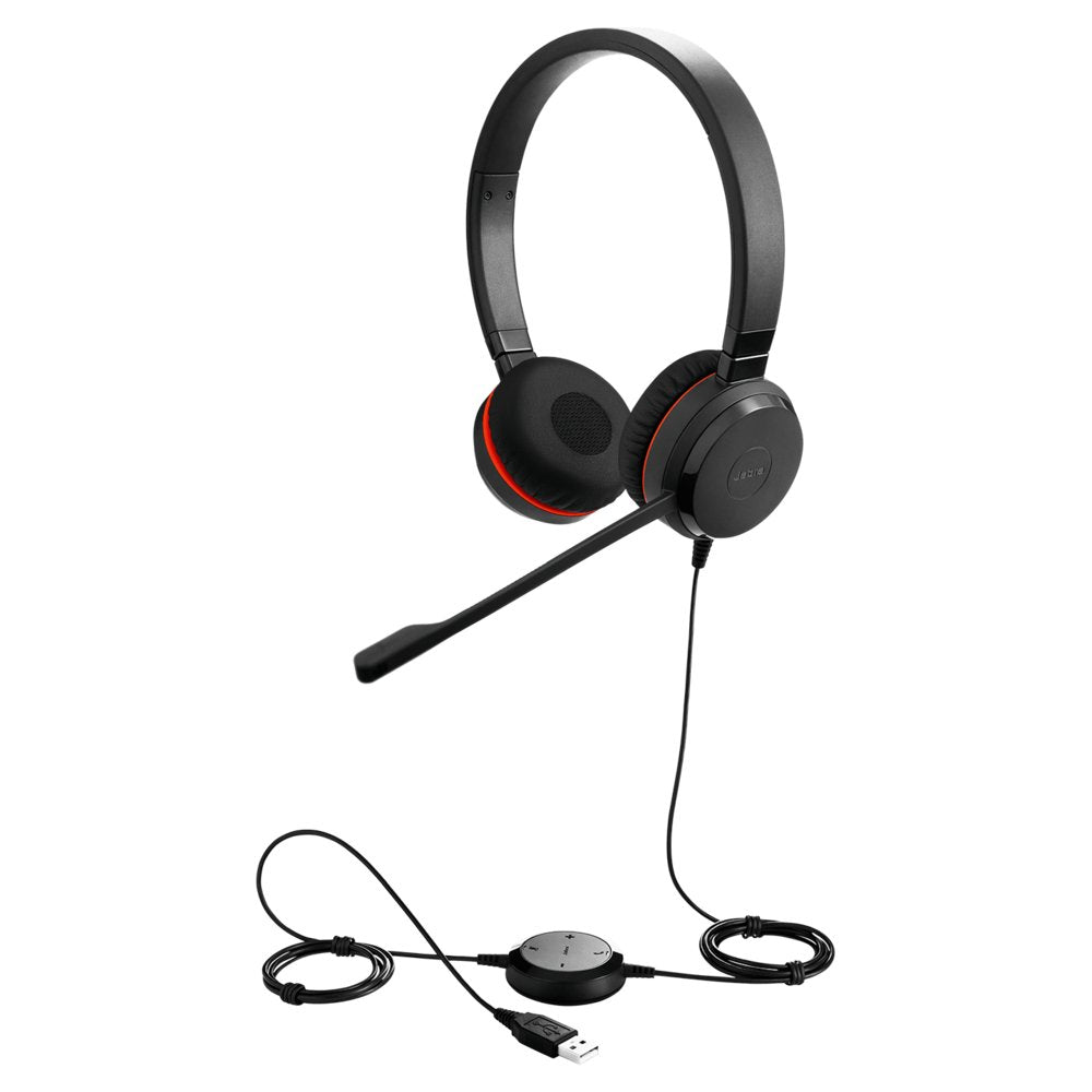 Jabra Evolve 20 | Bedrade USB On-Ear Headset | Stereo - Matmuis - Matmuis