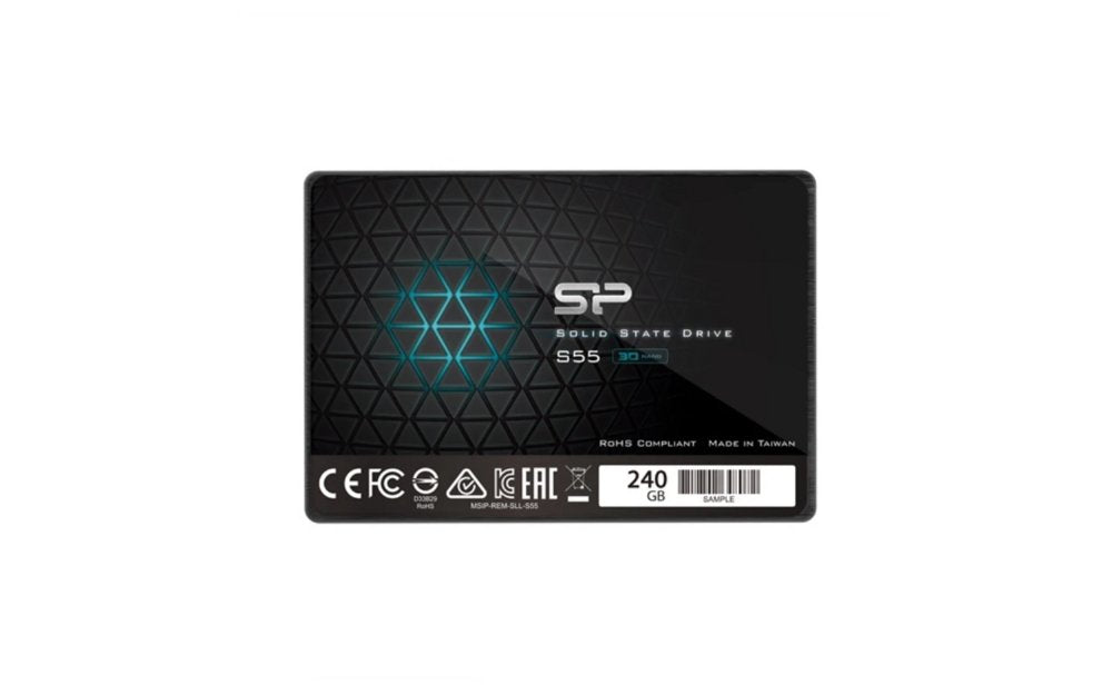Silicon Power Slim S55 | 240GB SATA SSD | 2.5" | 370 MB/s Lezen | 300 MB/s Schrijven