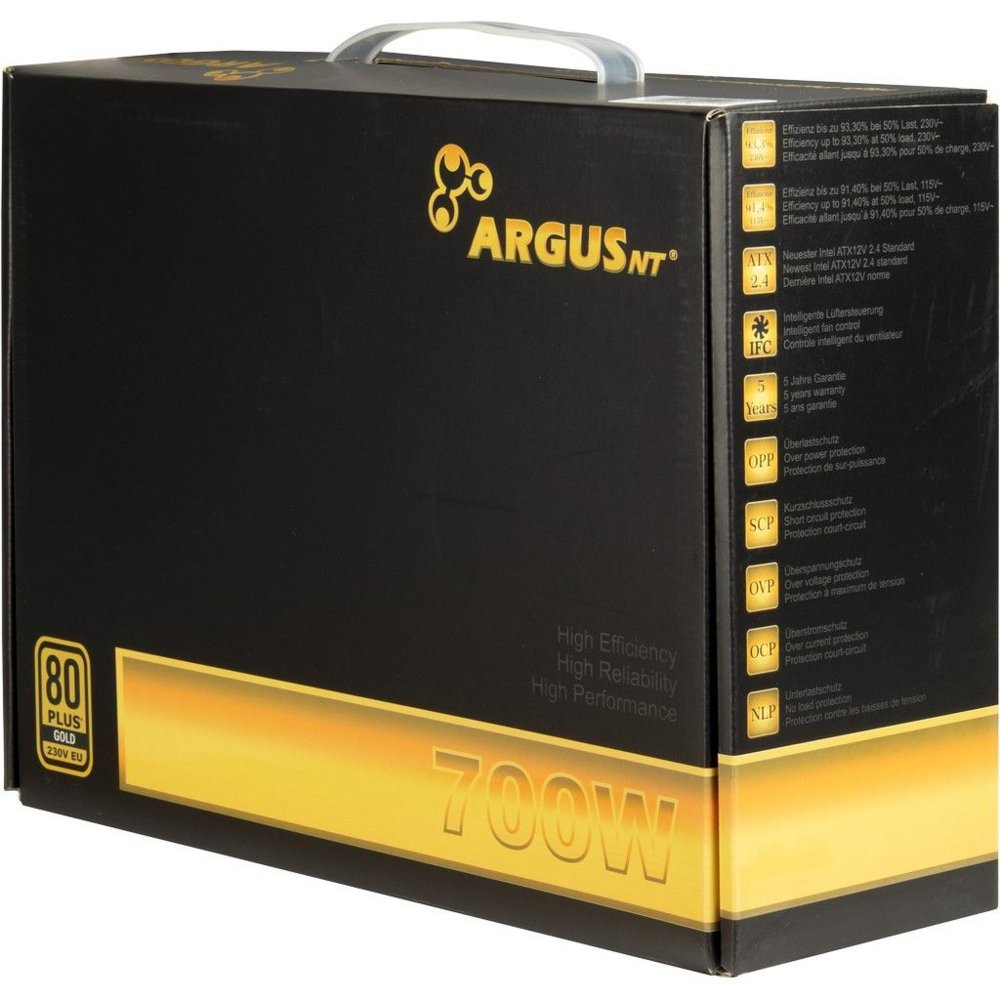 Inter-Tech Argus GPS-700 | 700 Watt Gold ATX PSU | Power Supply | Voeding - Matmuis - Matmuis