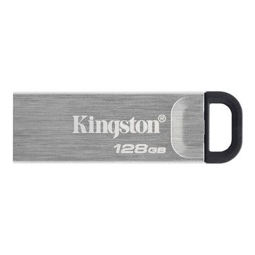 Kingston DataTraveler Kyson | 128GB USB-A 3.2 Flash Drive | Zilver - Matmuis - Matmuis