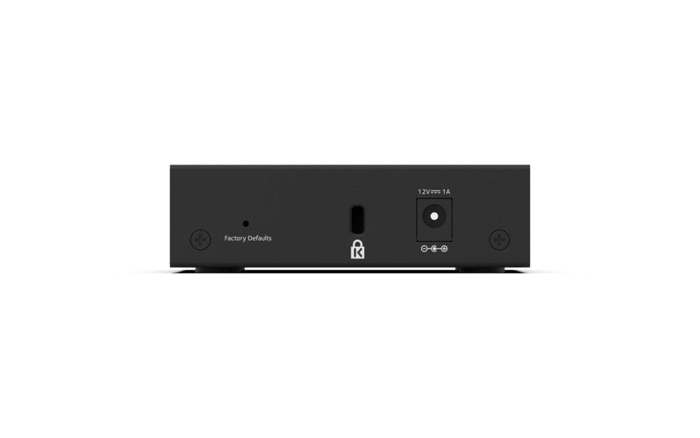 NETGEAR GS305E | 5-poorts Gigabit Ethernet Smart Managed Plus Switch | Webbeheer | QoS & VLAN Ondersteuning | Zwart - Matmuis
