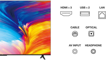 TCL 75P635 | 75'' Ultra HD 4K | LED Smart TV | Wifi | Google TV | HDR10 | 60Hz - Matmuis - Matmuis