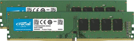 Crucial | 16GB 2x8GB DDR4 | 3200MHz | DIMM | CL22 | Geheugenmodules | RAM - Matmuis - Matmuis