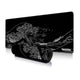 XXL Muismat | Wave Trace Black