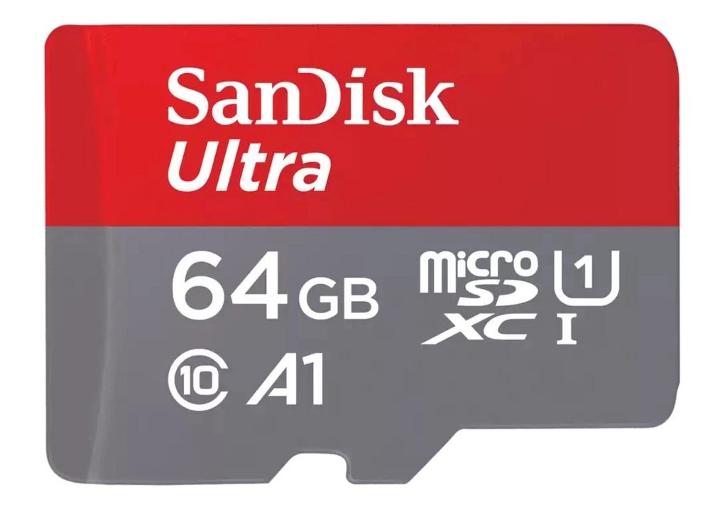 SanDisk Ultra | MicroSDXC | 64GB | Class 10 | UHS-I U1 | A1 | Tot 140MB/s | Inclusief SD-adapter - Matmuis