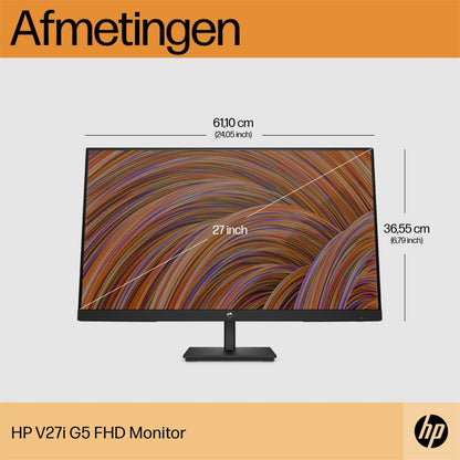 HP V27i G5 27" | 1920x1080 IPS | 75Hz | Monitor - Matmuis - Matmuis