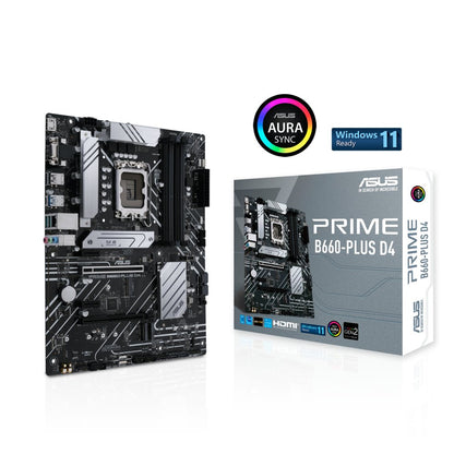 ASUS PRIME B660-PLUS D4 | Socket LGA 1700 | Intel B660 | 4xDDR4 | ATX | Moederbord - Matmuis - Matmuis