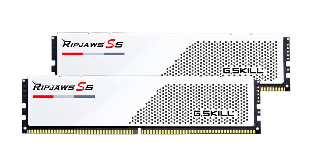 G.Skill Ripjaws S5 Wit | 32GB 2x16GB DDR5 | 5200MHz | DIMM | CL36 | Geheugenmodule | RAM - Matmuis - Matmuis