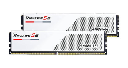 G.Skill Ripjaws S5 Wit | 32GB 2x16GB DDR5 | 5200MHz | DIMM | CL36 | Geheugenmodule | RAM - Matmuis - Matmuis