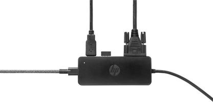 HP 235N8AA | Travel Hub G2 | USB-C | Zwart - Matmuis - Matmuis