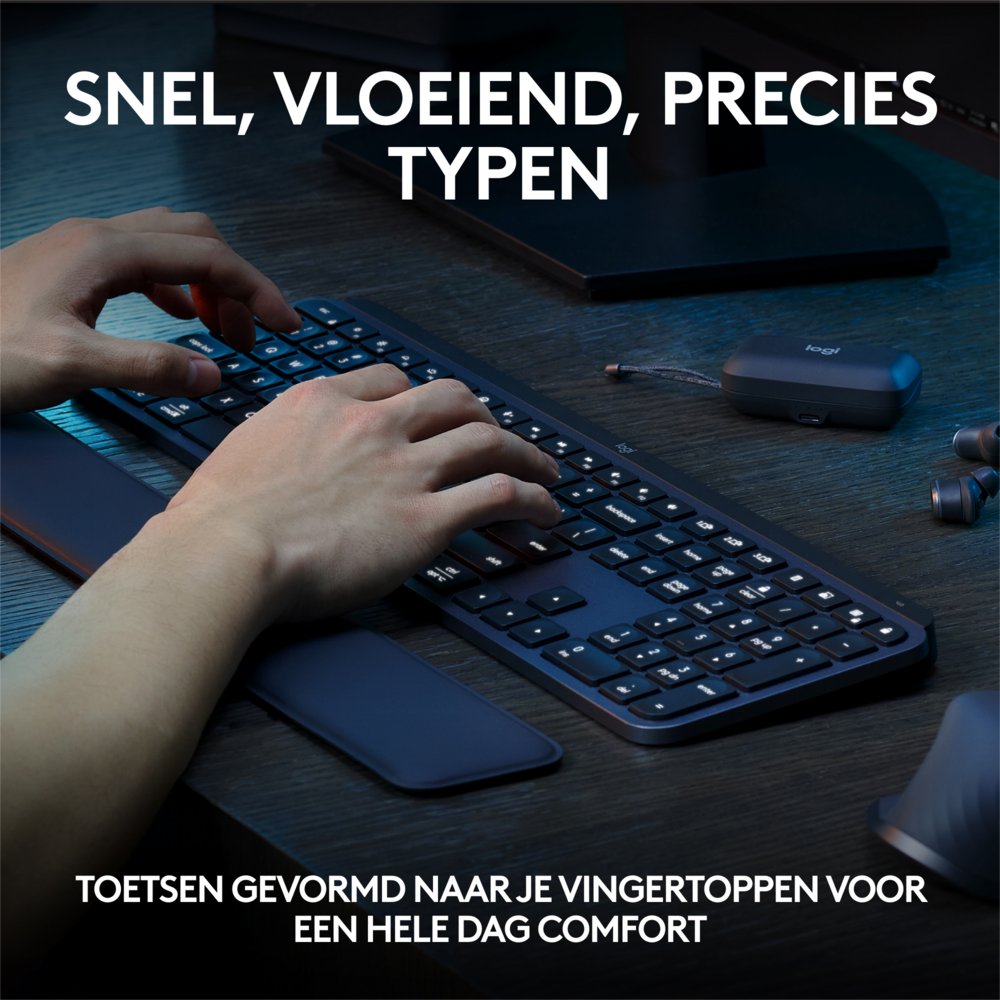 Logitech MX Keys S | Draadloos Toetsenbord | QWERTY - Matmuis - Matmuis