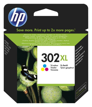 HP 302XL | Originele High-Capacity Drie-Kleuren Inktcartridge - Matmuis - Matmuis