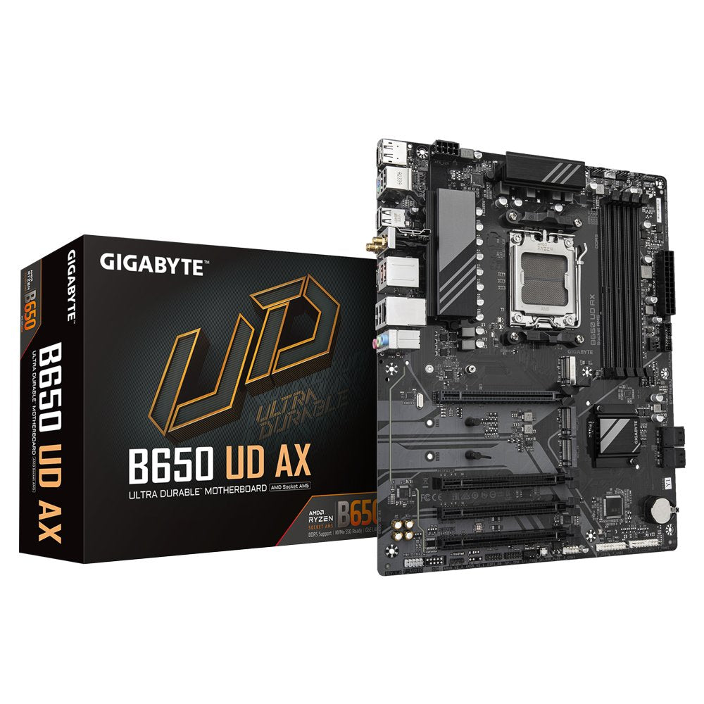 Gigabyte B650 UD AX | Socket AM5 | AMD B650 | 4xDDR5 | ATX | Moederbord - Matmuis - Matmuis