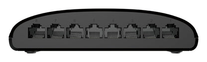 D-Link DGS-1008D/E | Unmanaged L2 Switch | 8 Poorten | Gigabit Ethernet (10/100/1000 Mbps) | Zwart - Matmuis - Matmuis