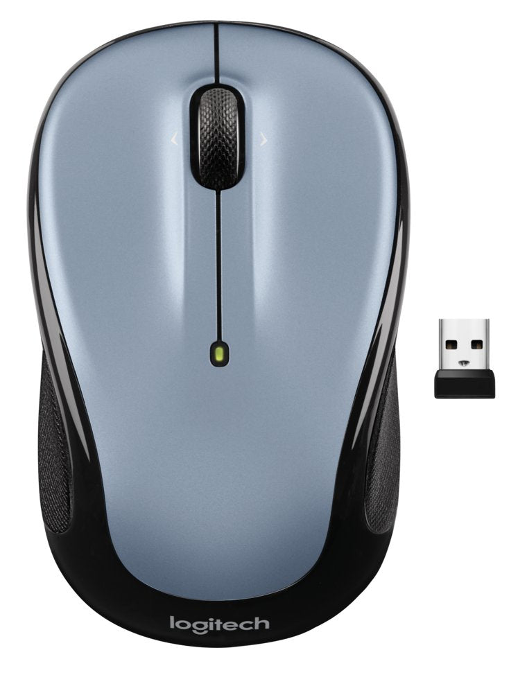 Logitech M325s | Draadloze Muis | Links- en Rechtshandig | RF | 1000 DPI | Zwart/Grijs - Matmuis - Matmuis