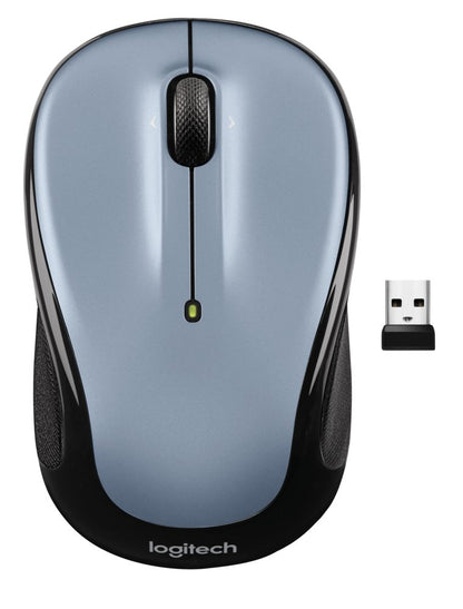 Logitech M325s | Draadloze Muis | Links- en Rechtshandig | RF | 1000 DPI | Zwart/Grijs - Matmuis - Matmuis