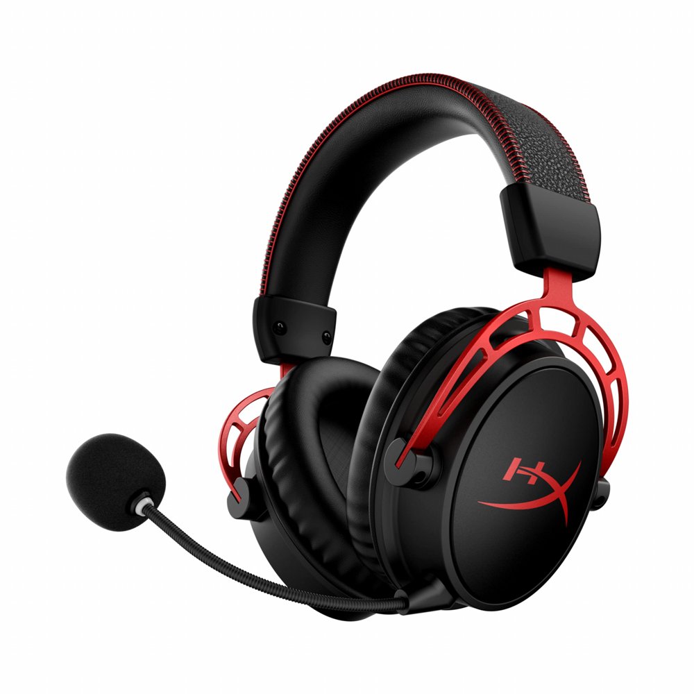 HyperX Cloud Alpha | Draadloze Over-ear Gaming Headset | USB-A | Zwart/Rood - Matmuis - Matmuis