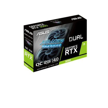 ASUS GeForce RTX 3060 DUAL O12G V2 | 12GB GDDR6 VRAM | Videokaart | GPU | Nvidia - Matmuis - Matmuis
