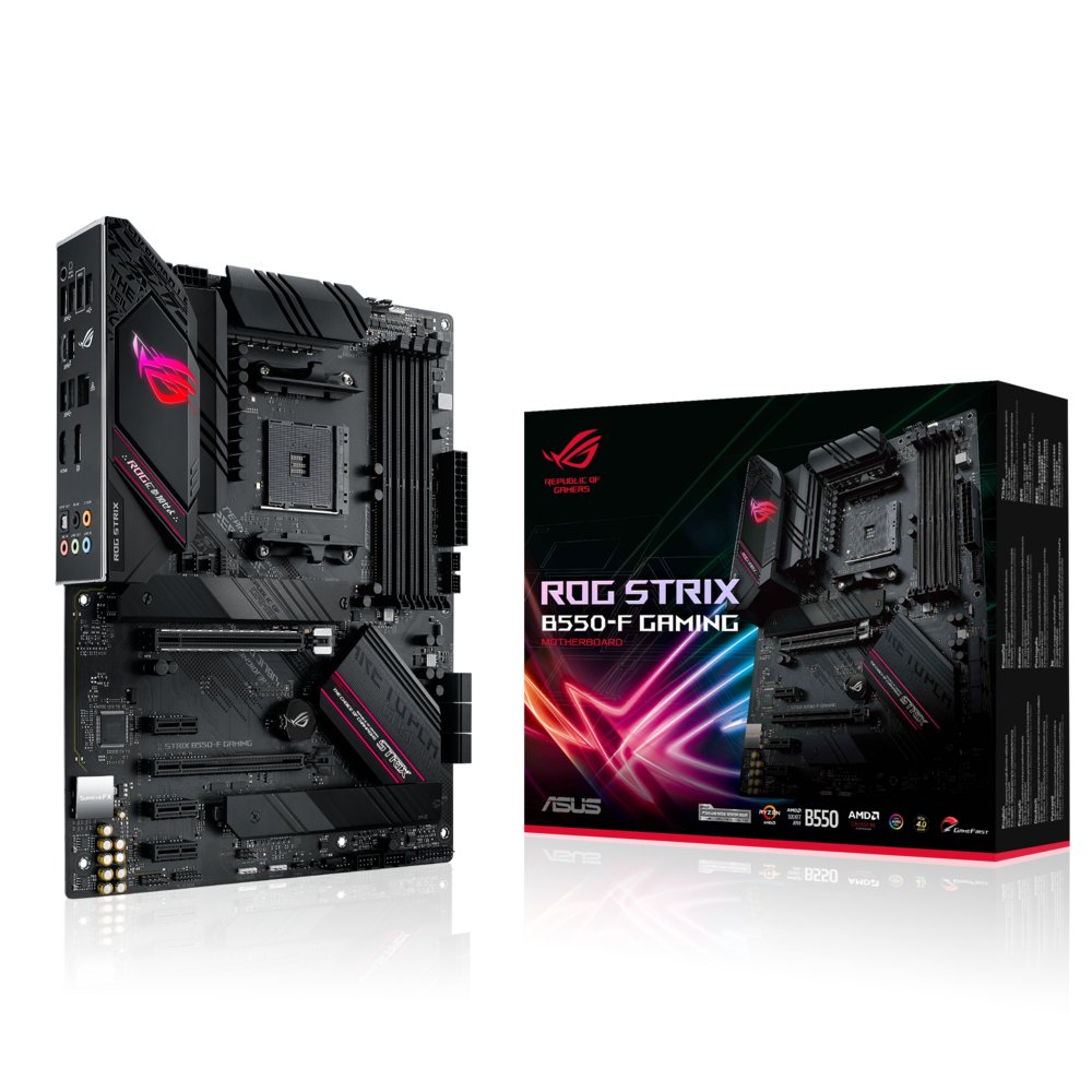 ASUS ROG STRIX B550-F GAMING | Socket AM4 | AMD B550 | 4xDDR4 | ATX | Moederbord - Matmuis - Matmuis