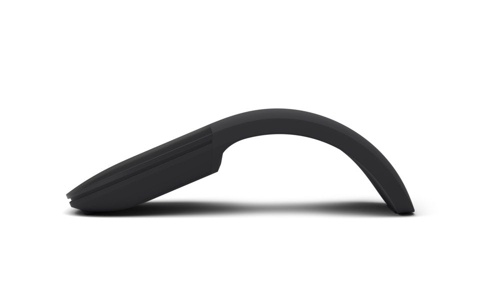 Microsoft Arc Mouse | Draadloze Muis | Links- en Rechtshandig | Bluetooth | 1000 DPI | Zwart - Matmuis - Matmuis