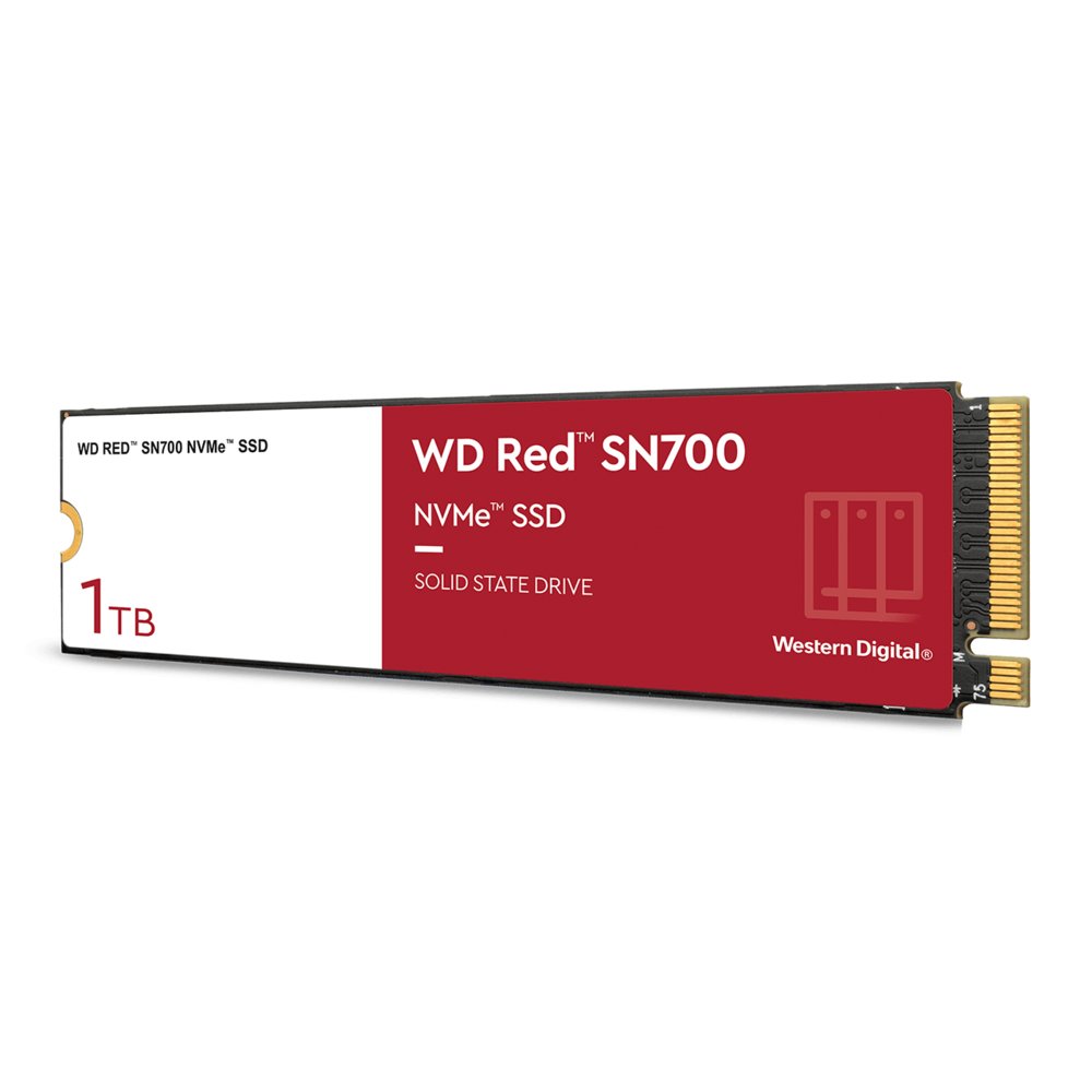 Western Digital Red SN700 | 1TB NVMe SSD | M.2 | Gen3 | 3.430MB/s Lezen | 3.000MB/s Schrijven - Matmuis