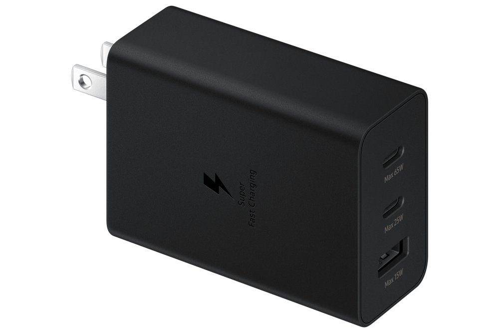 Samsung EP-T6530 | Oplader 65W | 2x USB-C & 1x USB-A | Zwart