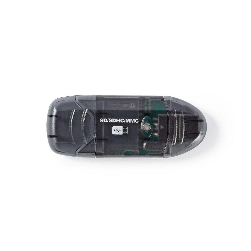 Nedis CRDRU2100BK | Geheugenkaartlezer | USB 2.0 | Zwart - Matmuis