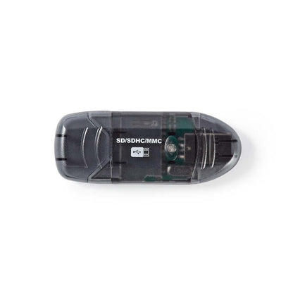 Nedis CRDRU2100BK | Geheugenkaartlezer | USB 2.0 | Zwart - Matmuis